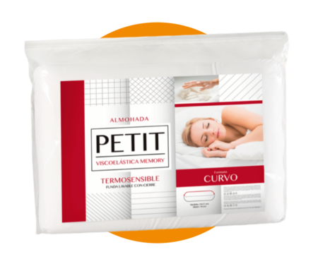 Almohada viscoelástica Fiberball inteligente petit curvo