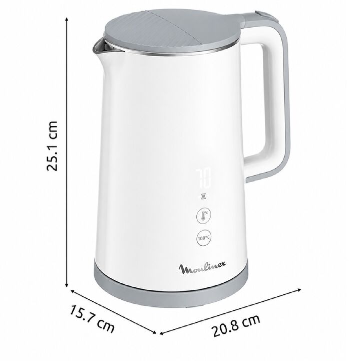 Pava eléctrica Moulinex BY6931A0 Dig 1.5lt Sense - Vista 3