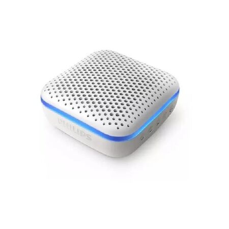 PARLANTE PORTATIL PHILIPS TAS2505W/00 - LED, C/ MIC.  3W, BLANCO