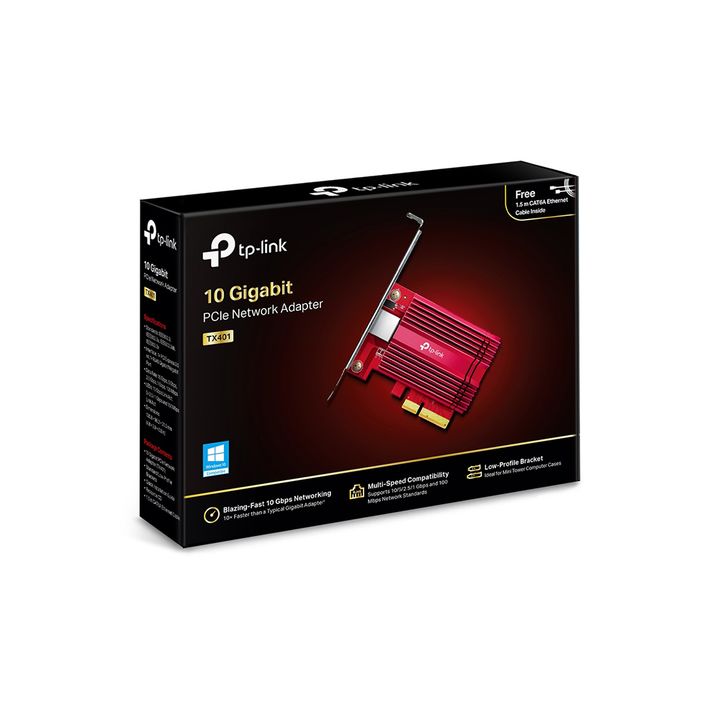 Placa de Red Pcie TP-Link TX401 10 Gigabit - Vista 3