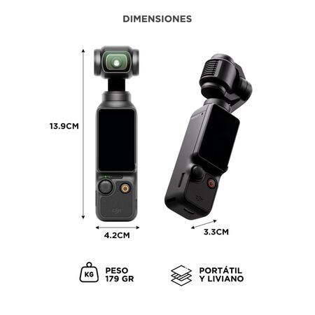 Osmo Pocket 3 Creator Combo DJI Cámara 4K