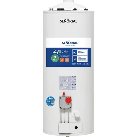 Termotanque Señorial Multigas Tsz-50 Linea Zafiro 50 Lts