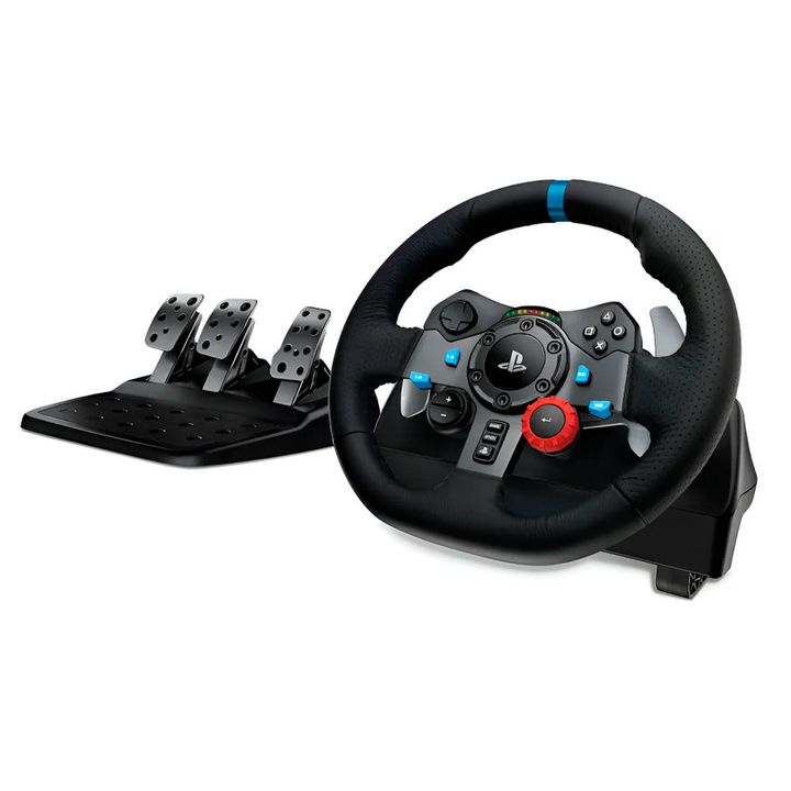 Volante Logitech G29 Force Feedback Realista Simulación 900 Grados Con Pedales Incluidos - Vista 1