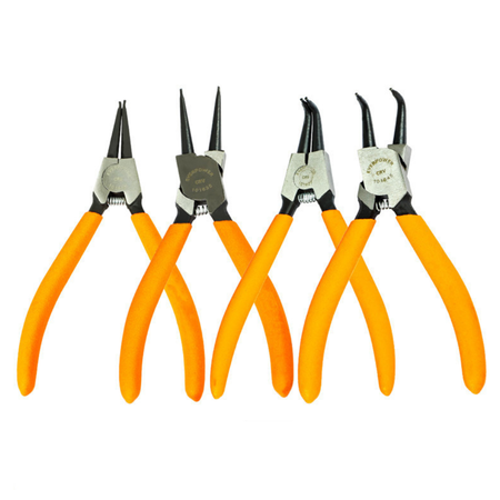 Juego Pinzas Seguros Seeger 4 Piezas Worksite Profesional