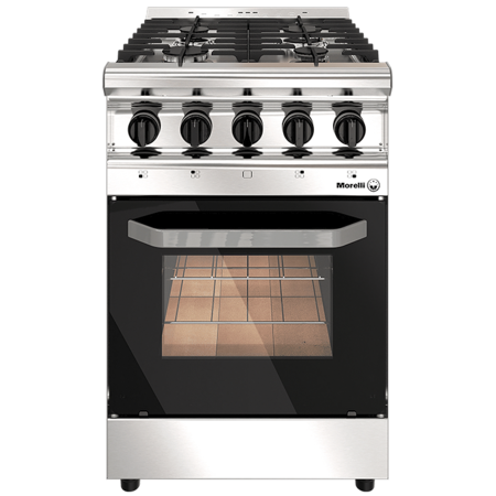 Cocina Morelli Capri 550 Horno Visor Acero