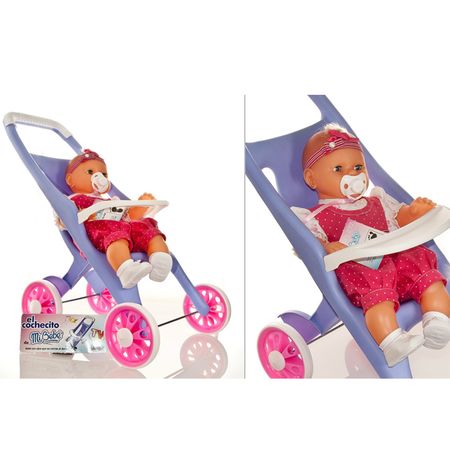 Bebe Con Cochecito De Paseo Yoly-bell 148