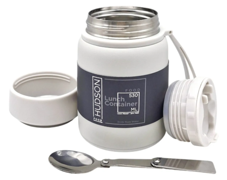 Lunchera vianda térmica acero inoxidable con cuchara Hudson
