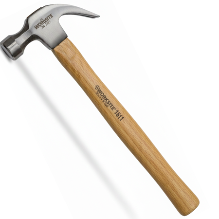 Martillo Carpintero Galponero 450gr Worksite Saca Clavos