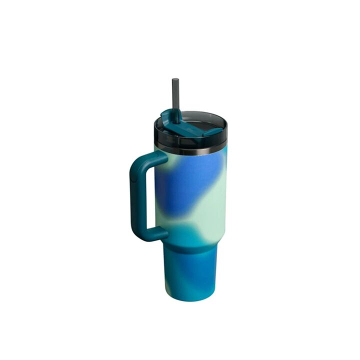 VASO STANLEY CON SORBETE 1.18L 11 HORAS FRÍO (C:COASTAL TEAL MOTION QUENCHER TUMB) - Vista 3