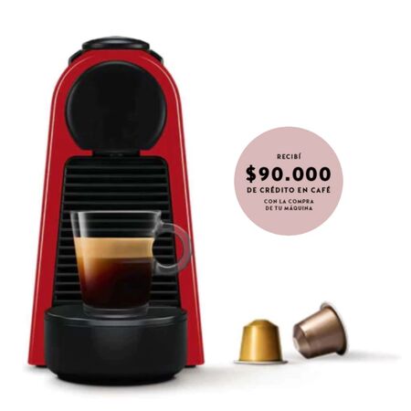Cafetera Nespresso Essenza Mini D Roja D30-AR-RE-NE2-IMPO