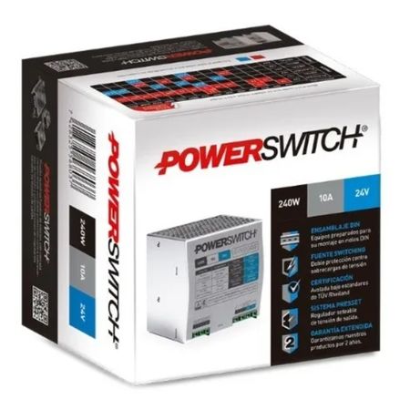 Fuente De Alimentacion Power Switching 240W 24V 10A Riel Din
