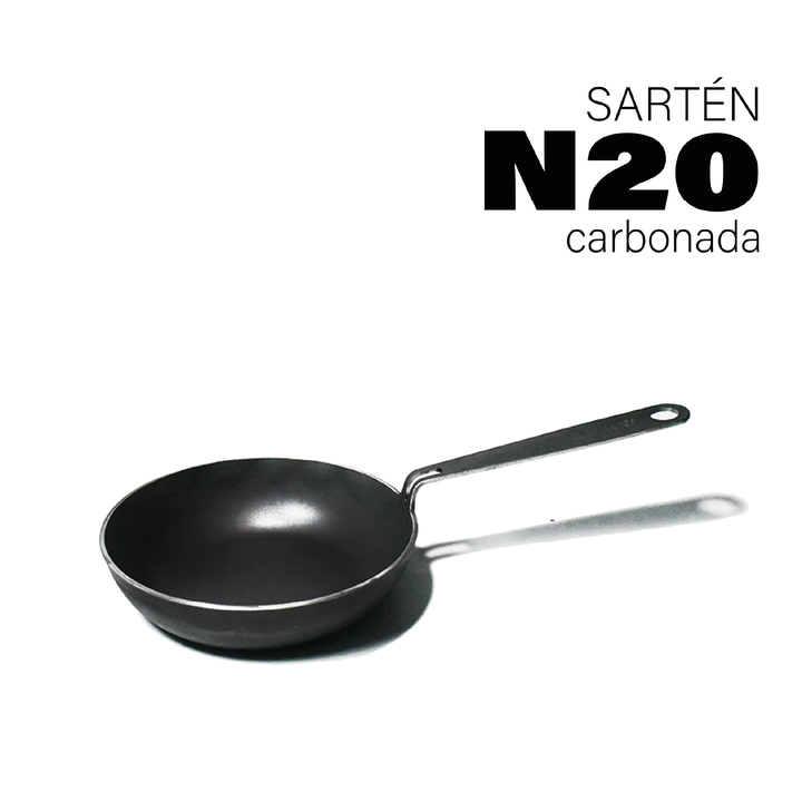 Juego de 3 sartenes de hierro Kankay N30 + N20 + N15 Antiadherentes - Vista 4