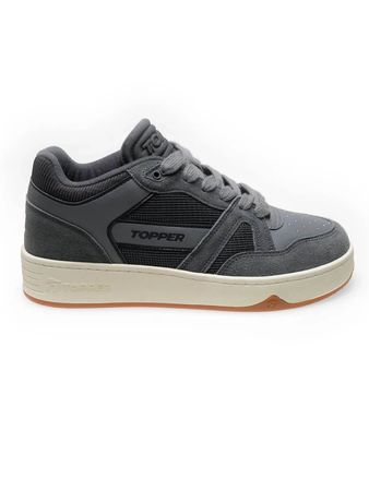 Zapatillas Topper Umpire Unisex Moda Gris