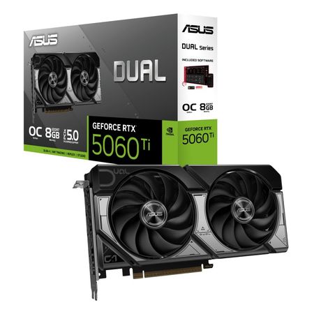 Placa de Video Asus Dual RTX 5060Ti 8GB OC