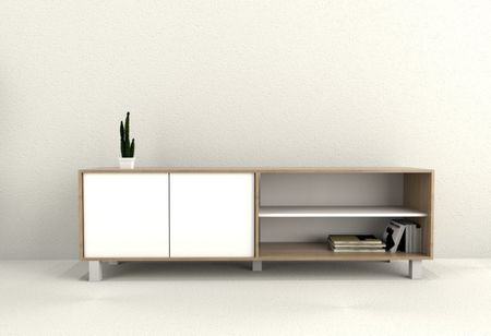 Mesa Tv Hasta 75 2 Puertas Olmo F. Everest Tables