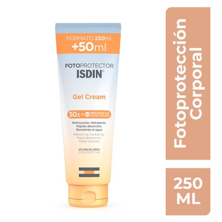 Fotoprotector Isdin Gel Crema Cuerpo Spf50 P Sensible 250 Ml
