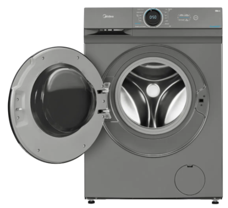 Lavarropas Automatico carga frontal  Midea 6 Kg Gris Frontal 1000 Rpm