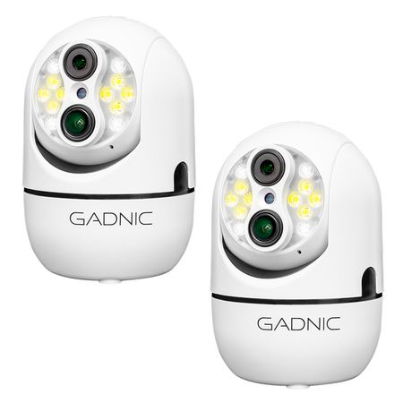 Kit de Cámaras de Seguridad Gadnic con Lente Dual X2