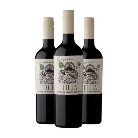Vino Tinto Tilia Malbec Organico Caja x 3