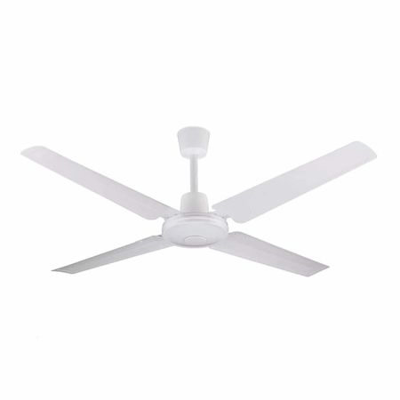 Ventilador De Techo Liliana Blanco Palas Metálica Sin Luz Vthb104