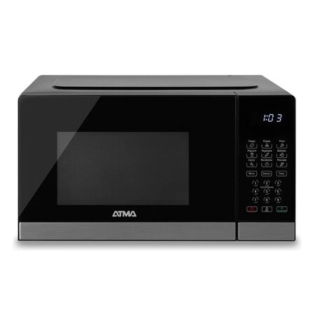 Microondas Digital Atma 20 Litros Negro Watdb20ucp