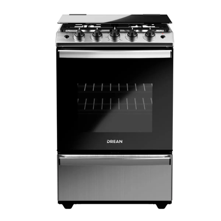 Cocina Drean Multigas 56 cm Inoxidable Air Fryer CD5617AI0