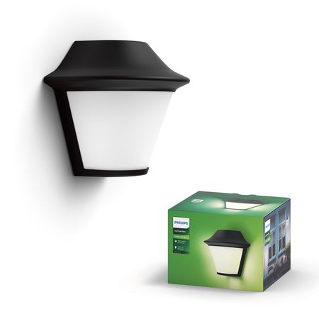 Lámpara Philips de Pared Serres de 42W E27 Negro