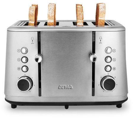 Tostadora Atma To9000Ip 4 panes 7 niveles color inox