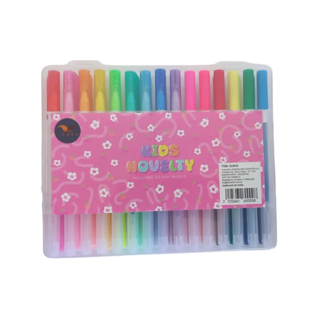 Estuche Lapiceras Microfibras Fine Line Sl6616 Shine Multicolor