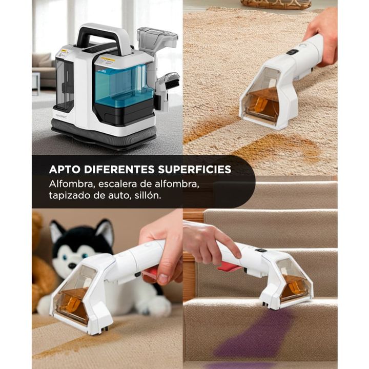 Aspiradora Limpia Tapizados Gadnic Manguera Y Picos Intercambiables Portátil 700 W - Vista 6