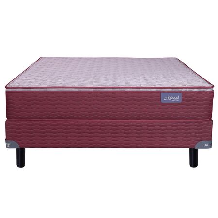 Colchon y Sommier Inducol April Granada 2 plazas y media 140x190x24cm de Resortes Bonnell y Pillow Top de Jackard