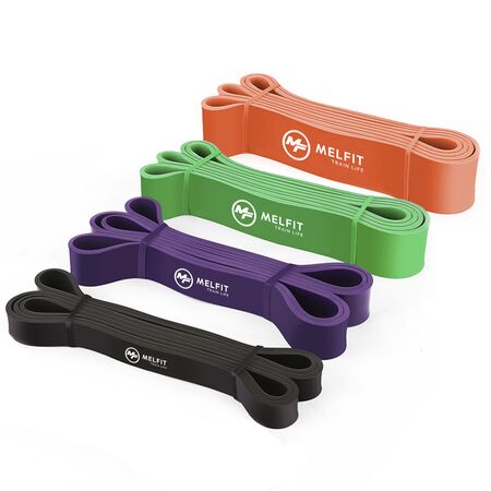 Kit De 5 Bandas Elasticas Isometricas Pro Melfit Fitness