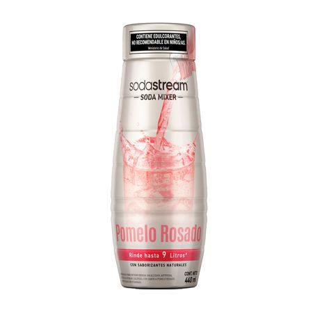 Saborizante Para Soda Mixer Sodastream Rinde 9 Litros - Pomelo Rosado