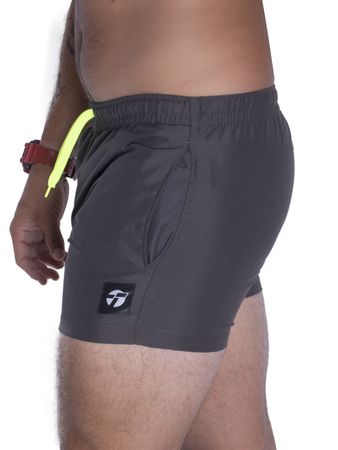 Short de Baño Topper Super Slim Hombre Moda Gris