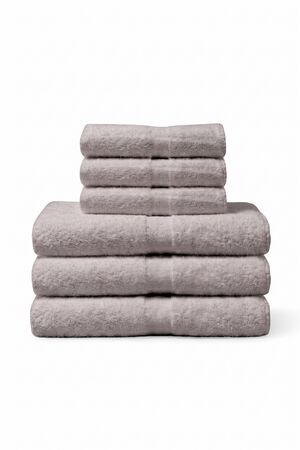 Combo x 3 unid Juego de Toalla y Toallon Gris Cemento Franco Valente
