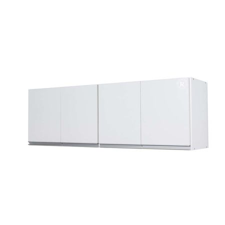 Alacena RICCHEZZE Arco Blanco 1.40M Melamina con Perfil Aluminio