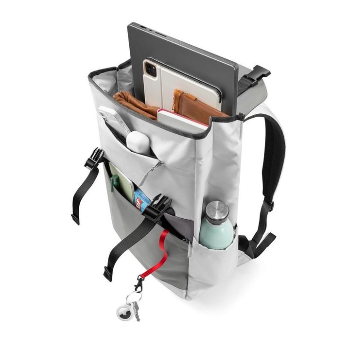 Mochila Notebook Tomtoc Slash-T64 Flip 15,6" 18L Blanco - Vista 2