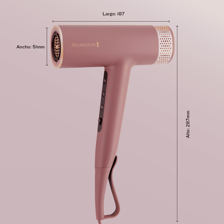 Secador De Pelo Digital 110000rpm 12 Vel. Remington Airvive - Vista 7