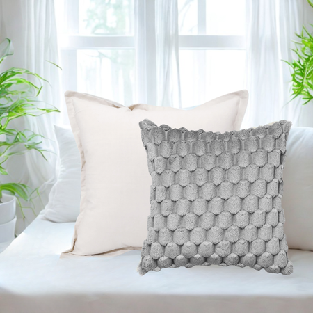 Almohadón RABBIT 100% poliester 45x45 sillon cama nordico