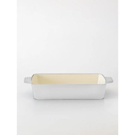 Fuente Feuer de Hierro Enlozado 34x24 cm Blanco