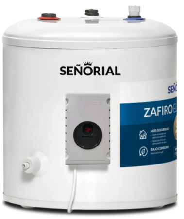 Termotanque Eléctrico 40 Lts Señorial Zafiro Tesz-40 Color Blanco carga superior
