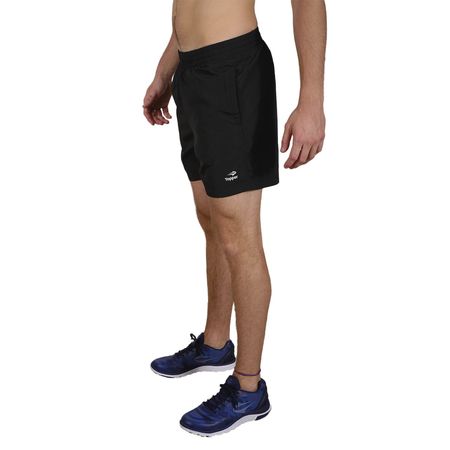 Short Topper Woven Basic Hombre Training Negro