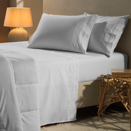 Sabanas Altenburg Suavidad Queen Size 180 Hilos Blanco