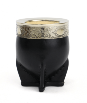 Mate imperial de calabaza y alpaca liso