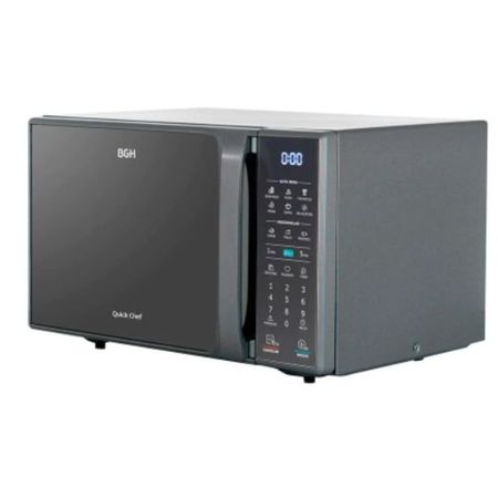 Horno Microondas BGH 20L Digital Eco Silver 700W B120DS20I
