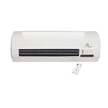Caloventor De Pared Tipo Split 2000 Watts Whitenblack Wbcpwb01