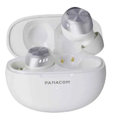 Auricular Panacom EAT14150 EarBuds Bluetoot TWS Blanco