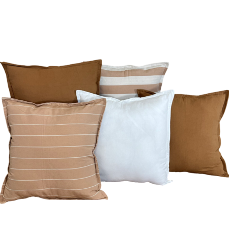 Combo 5 almohadones Tusor 50x50 -Diseño G