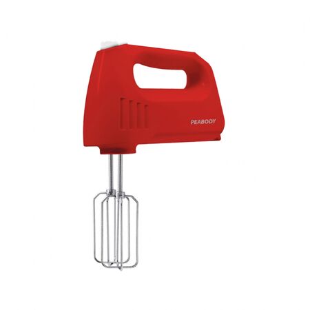 Batidora de Mano Peabody Con Base 300W Roja