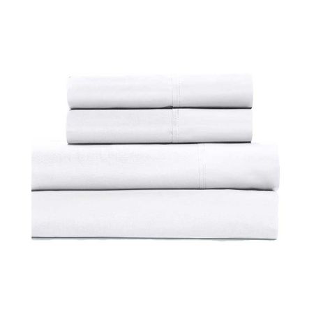 Sabanas Cannon 2 Plazas 200 Hilos Algodón Blanco